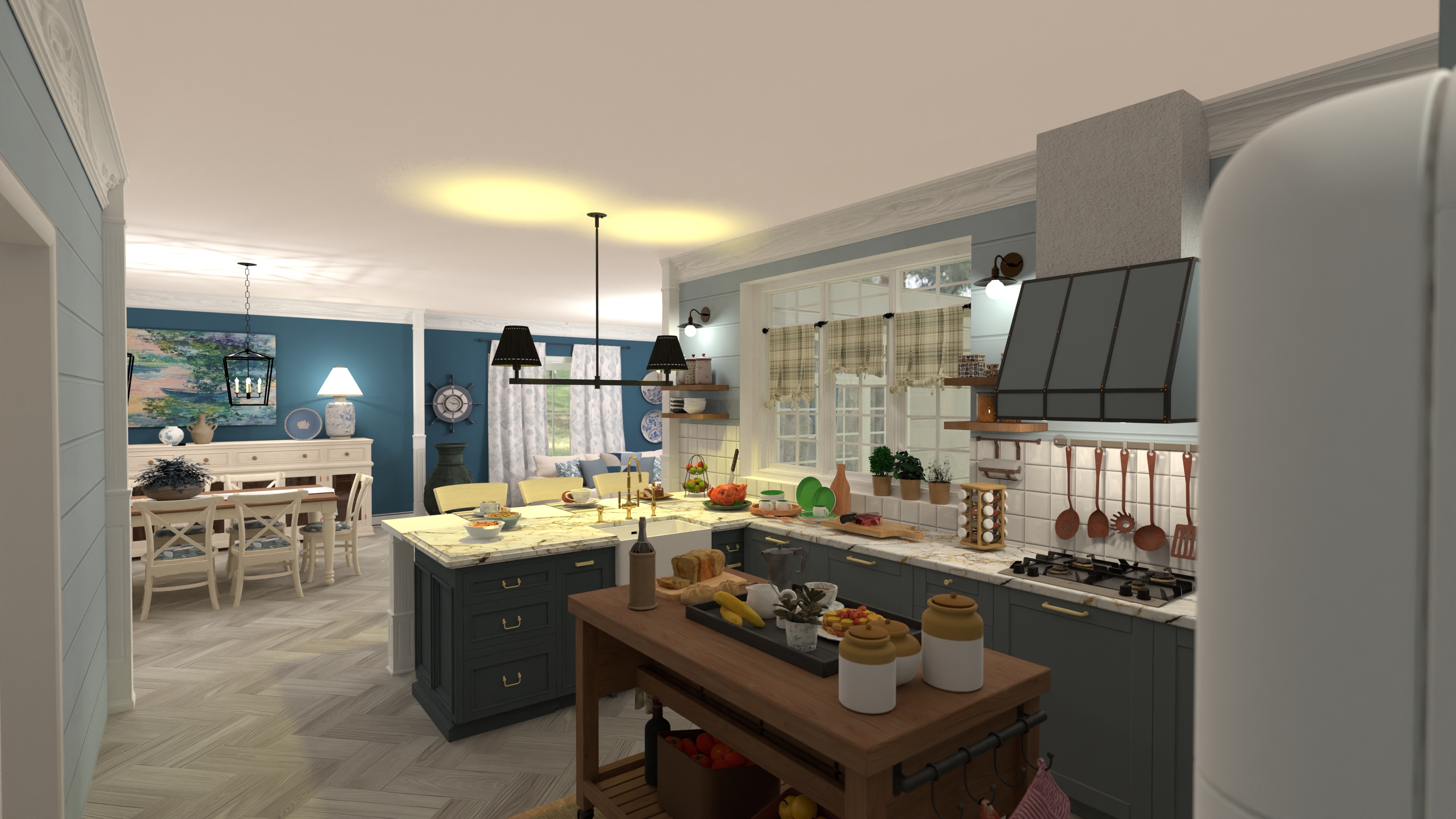 Country Kitchen #2 #26861028 by Moonface