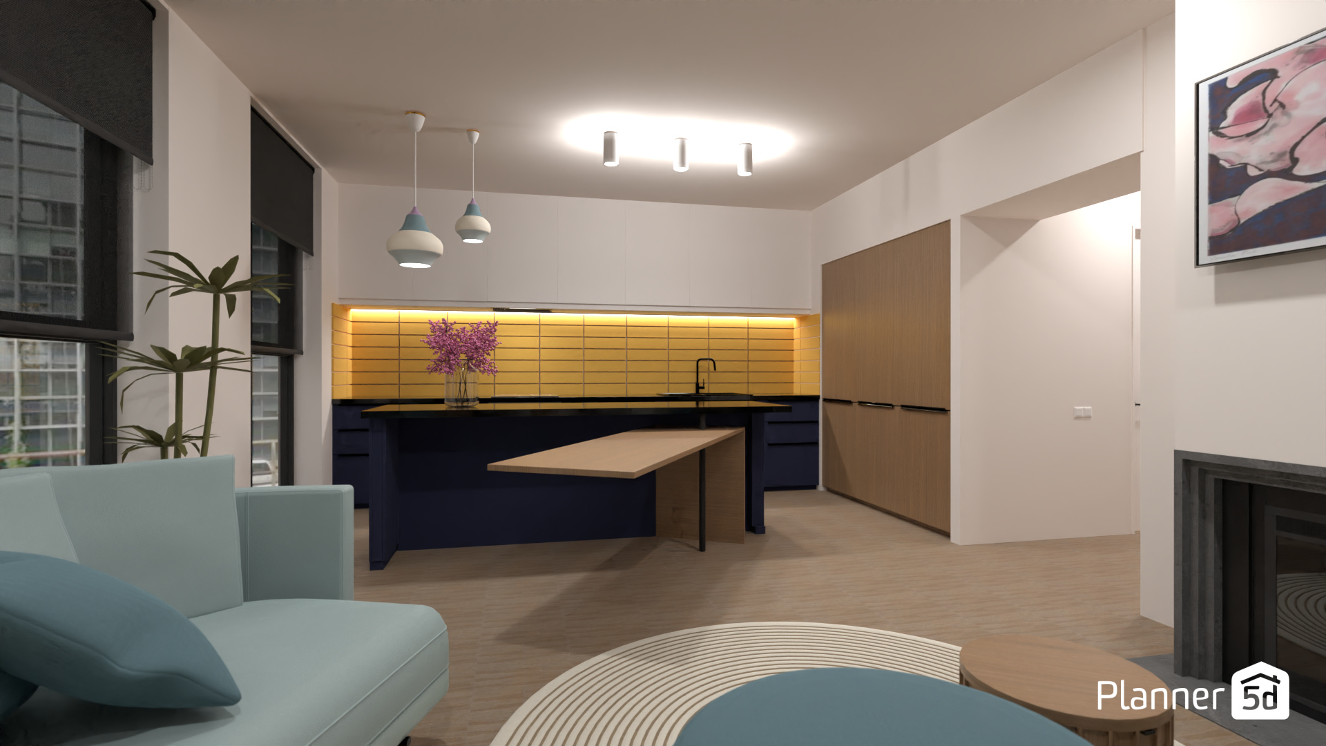 Kitchen island + dining table + desk #20642786 by Darina Doncheva