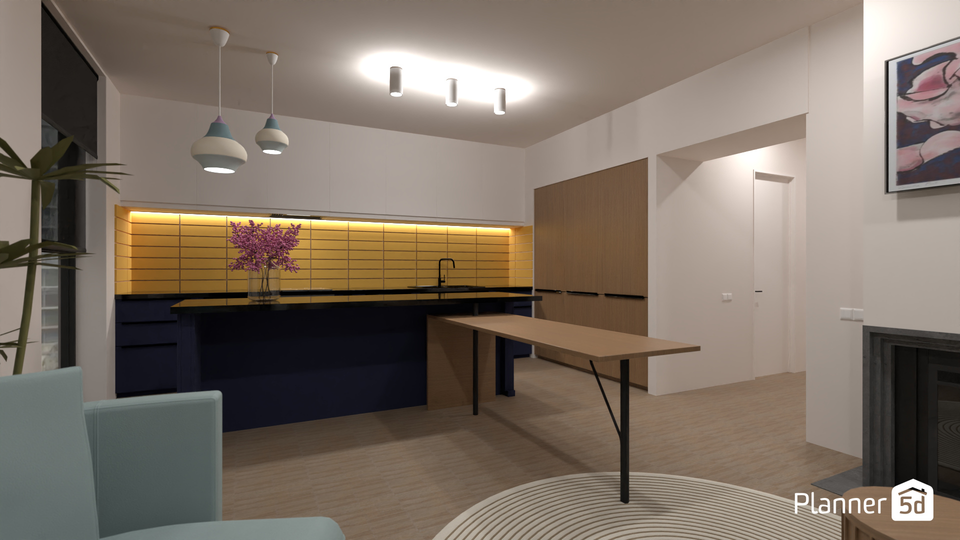 Kitchen island + dining table + desk #20642446 by Darina Doncheva