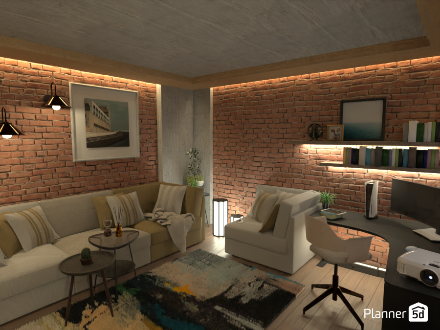 комната для подростков в стиле лофт #11022752 by Кирилл