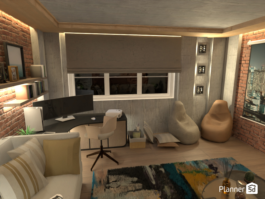 комната для подростков в стиле лофт #11022788 by Кирилл