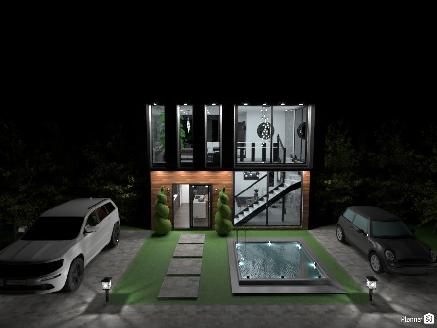 Modern Woodland House (Render) #4263174 Por Annabella