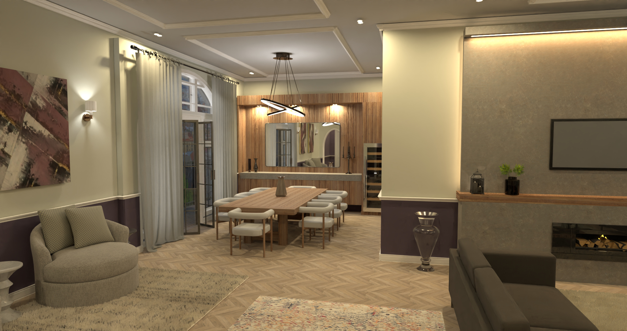 barcelona dining room #10855824 by Michel