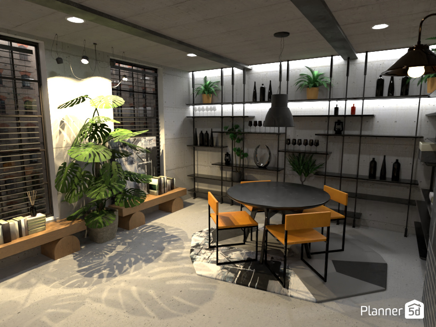 Industrial Dining Room: #1 #12641899 by Freek