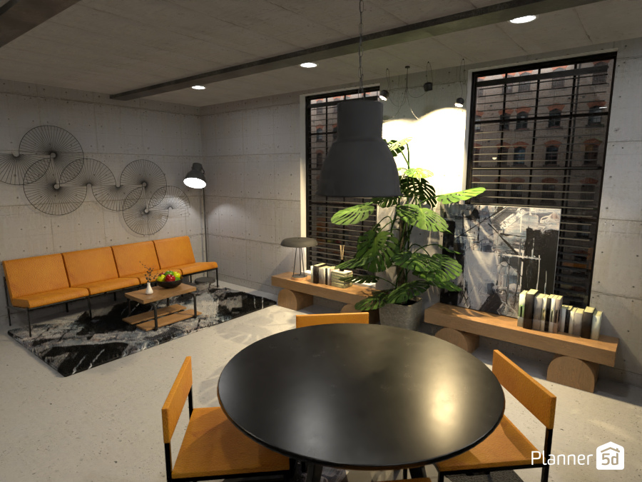 Industrial Dining Room: #2 #12641903 by Freek