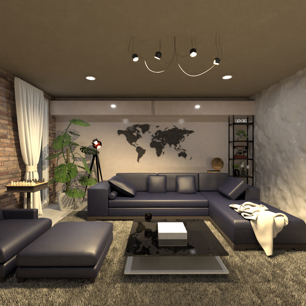 Men's Living Room #3351696 by Editors Choice