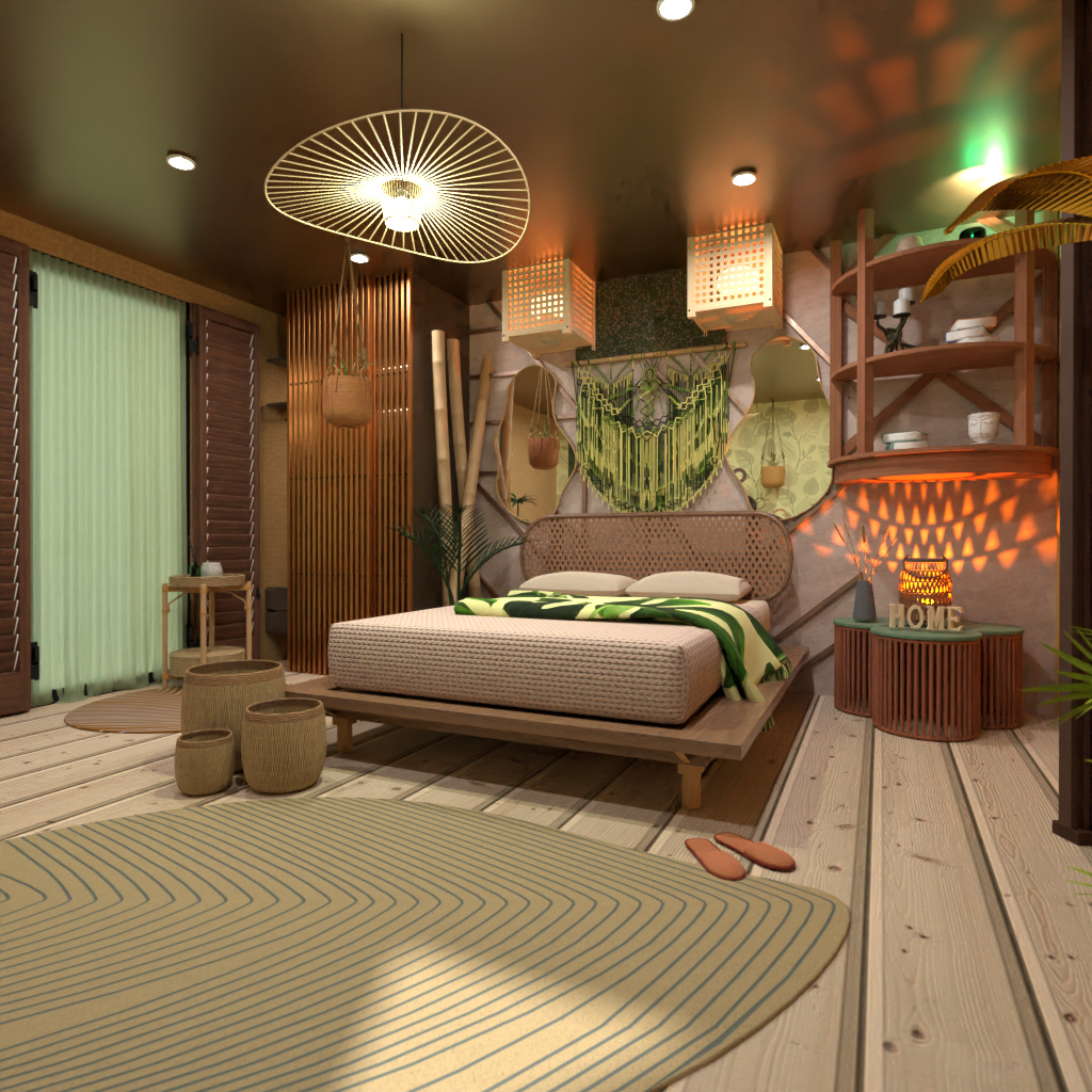 Wabi Sabi Bedroom #14598195 by Editors Choice