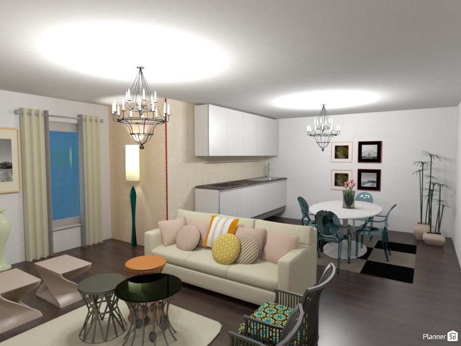 Eclectic style living room #1305779 by Dumitrescu ionut