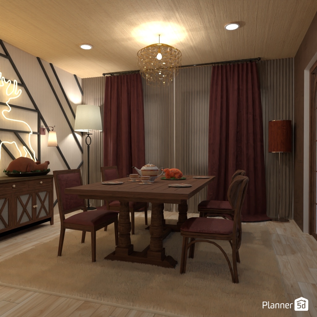 DB: Thanksgiving Day - room shell copy #23436227 by Editors Choice