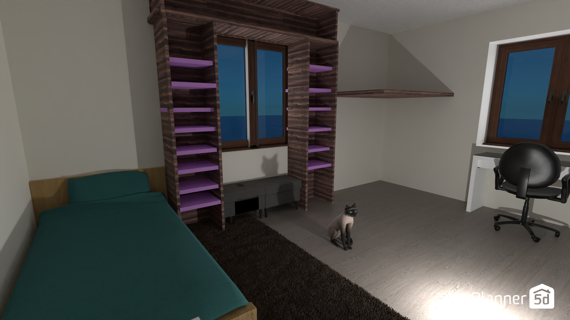 my uncles room #16996055 by My main coon Betika!