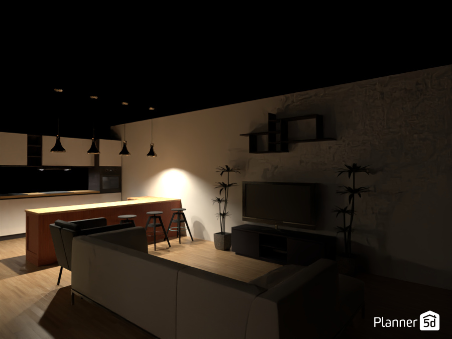 Living area connect to Kitchen #11093596 by Cj Luzano