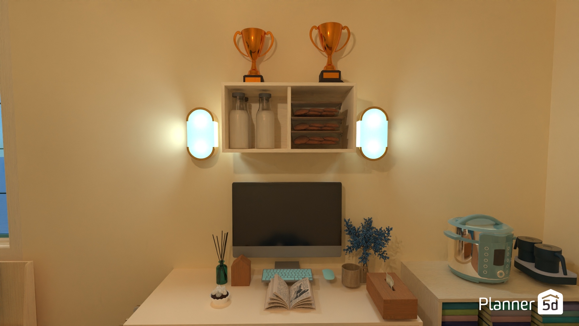Tiny Apartment Study Area #35079654 by Tula