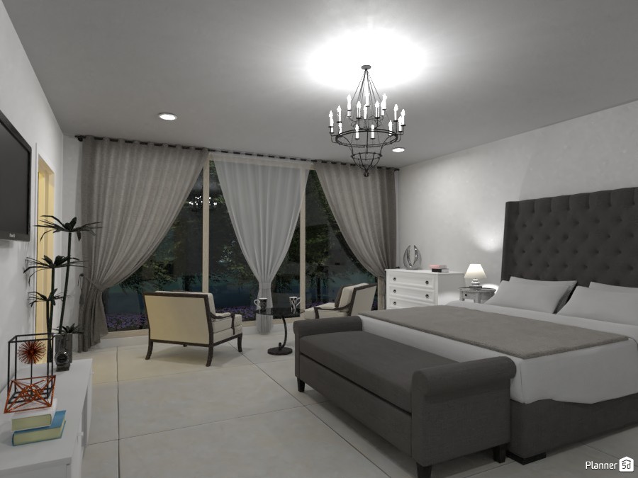 Master bedroom with wardrobe #3625737 by Megan