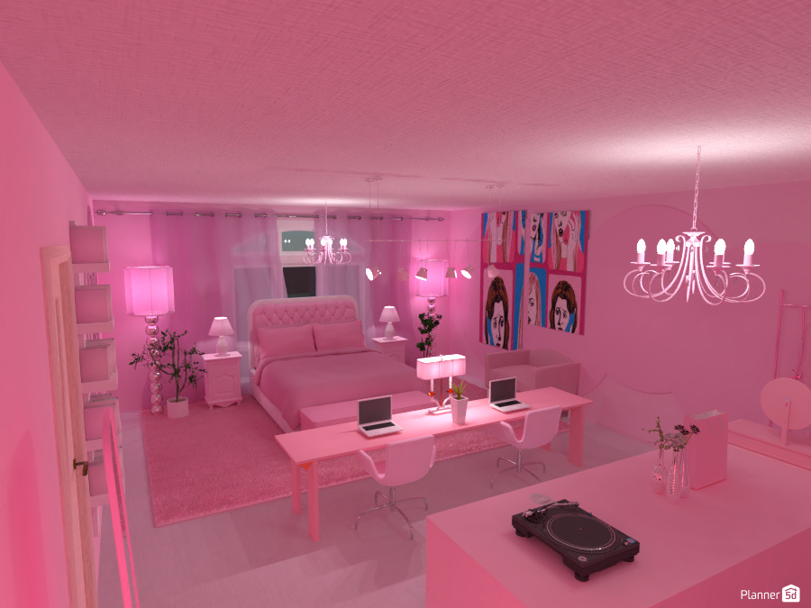 Pink Bedroom 6074260 by SELIN5DPLANNER image