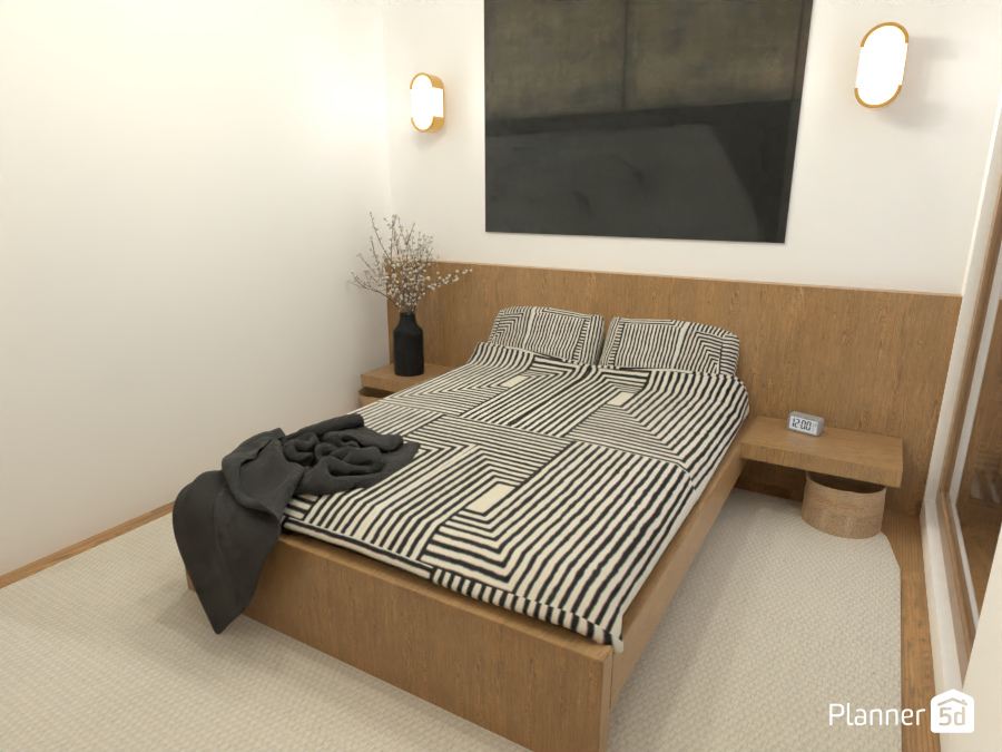 Black and White Room #10824052 by Ana G