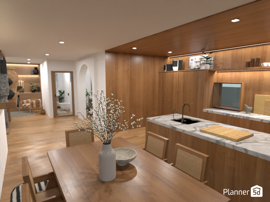Wood Kitchen #10826128 by Ana G