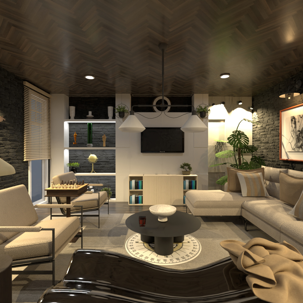 Men's Living Room #3351684 by Editors Choice