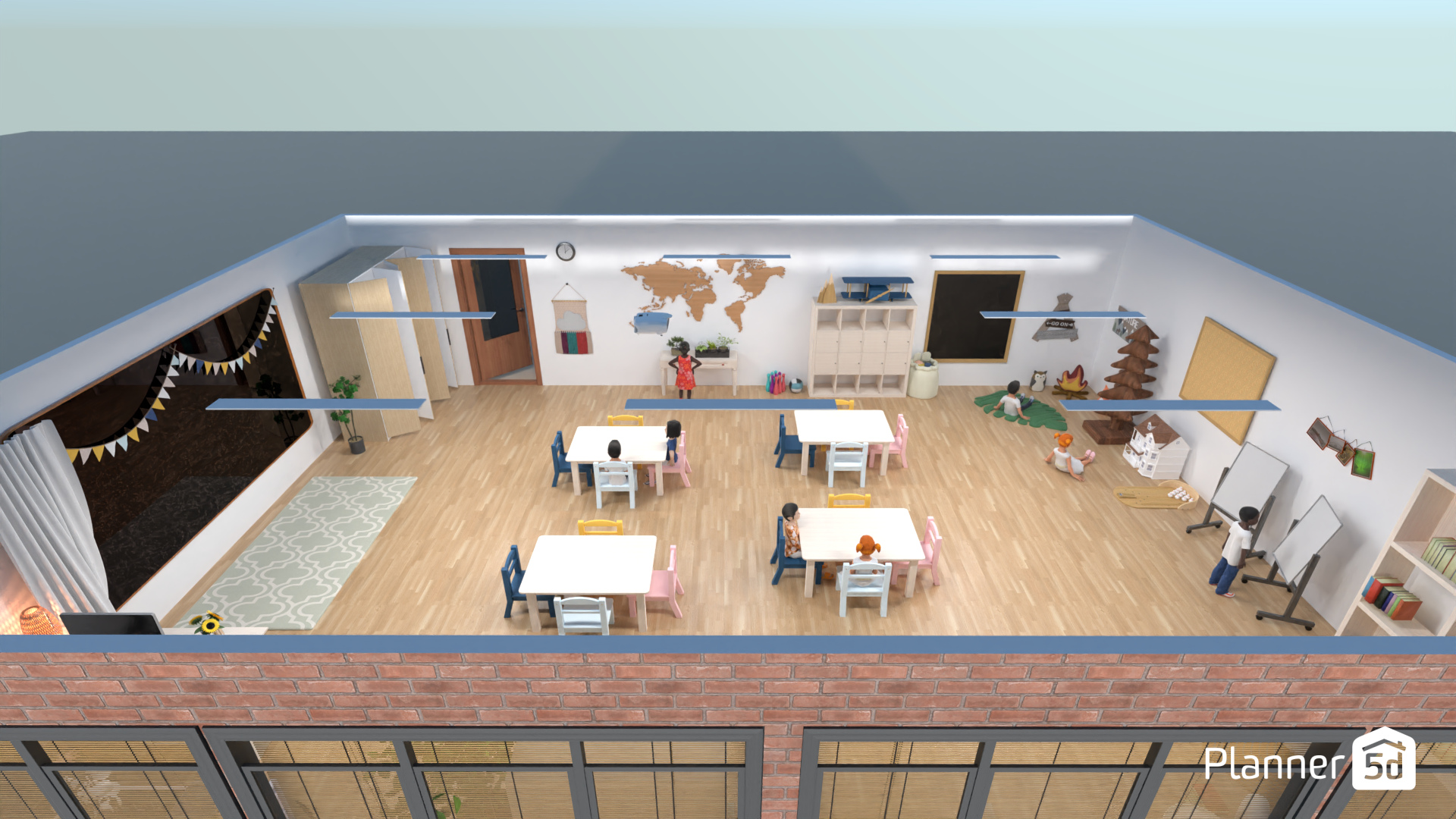 My classroom - Free Online Design | 3D Floor Plans by Planner 5D