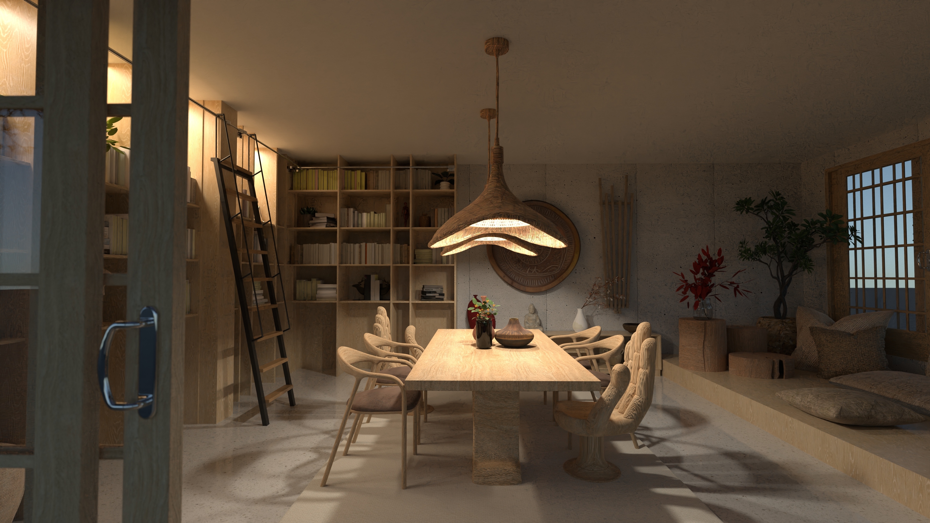 Japandi-Style: Living A #28191932 by Moonface