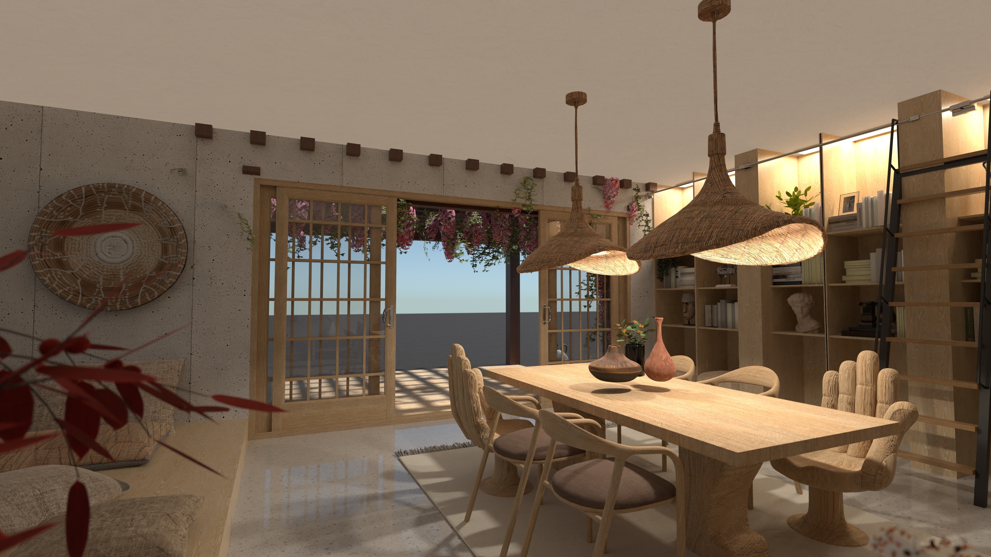 Japandi-Style: Living B #28191628 by Moonface