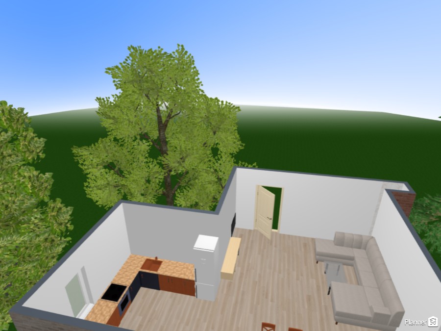 Kitchen and living #23449831 by User 159084731