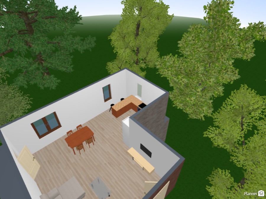 Kitchen and living #23449851 by User 159084731