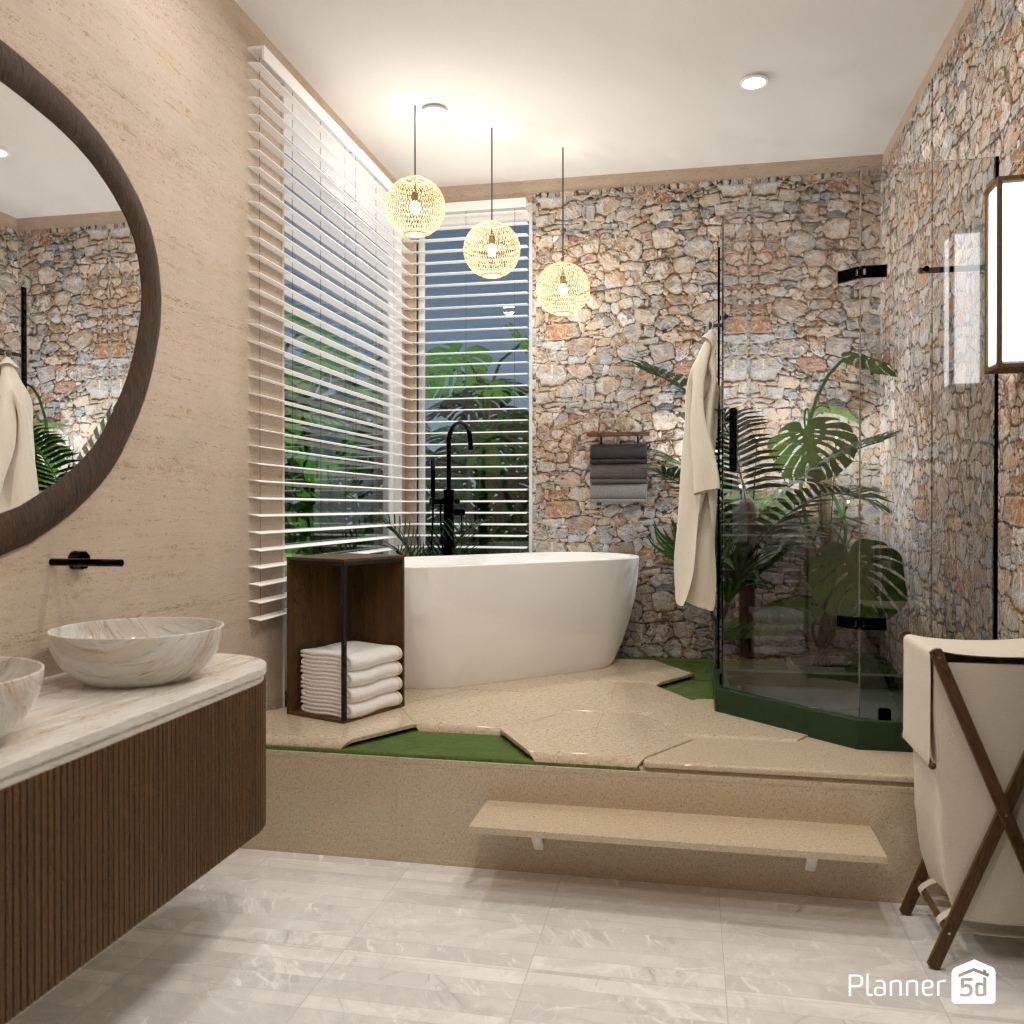 Natural bathroom #22131186 by Editors Choice