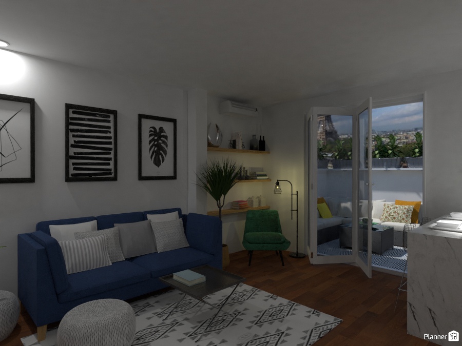 Living room in small apartment 2692953 by Lucija Marko image