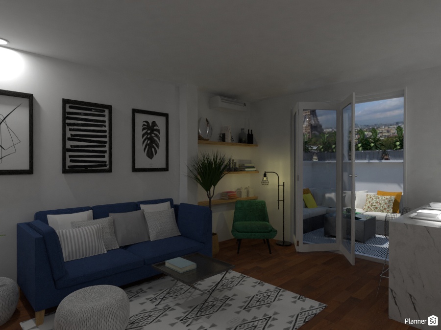 Living room in small apartment #2692953 by Lucija Marko