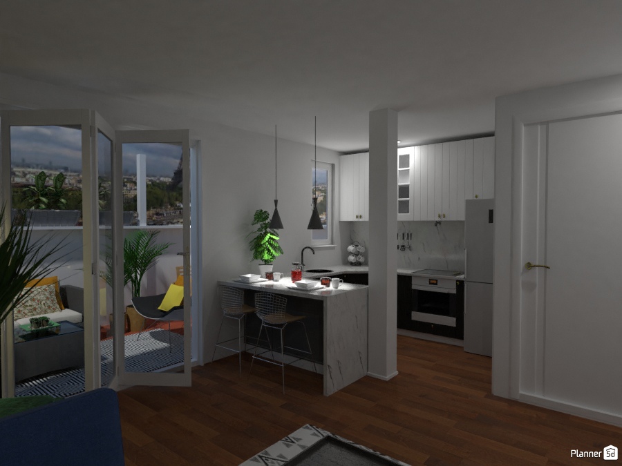 Kitchen in small apartment #2692950 by Lucija Marko