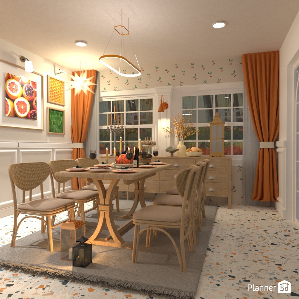 DB: Thanksgiving Day - room shell copy #23425947 by Editors Choice