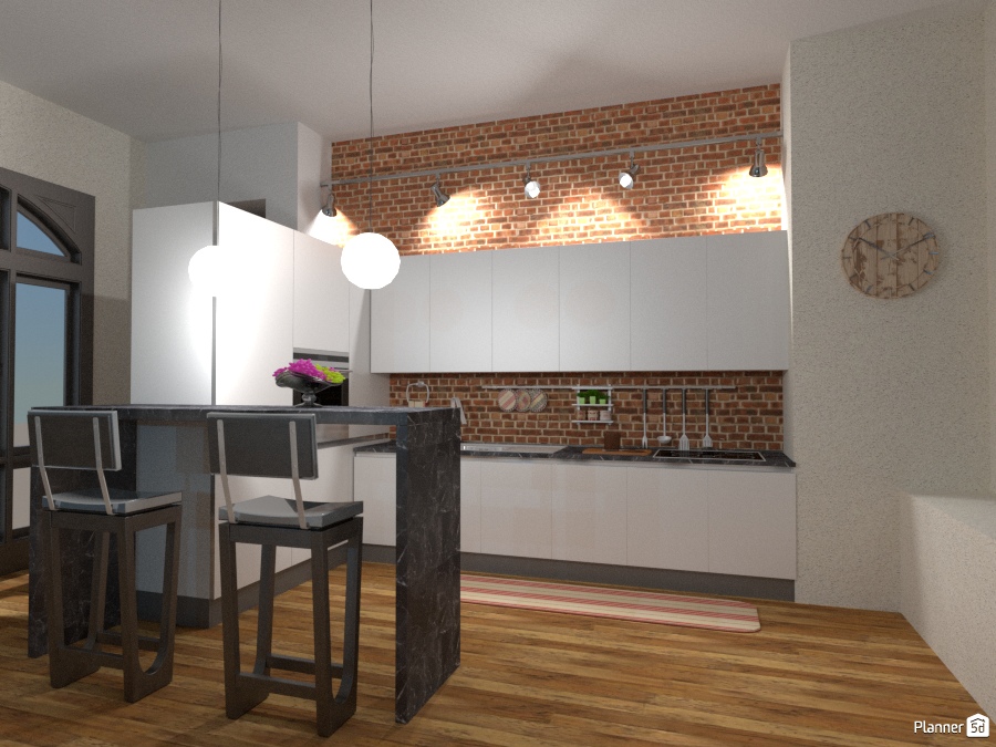 Apartment in amsterdam: Kitchen 1294642 by Micaela Maccaferri image