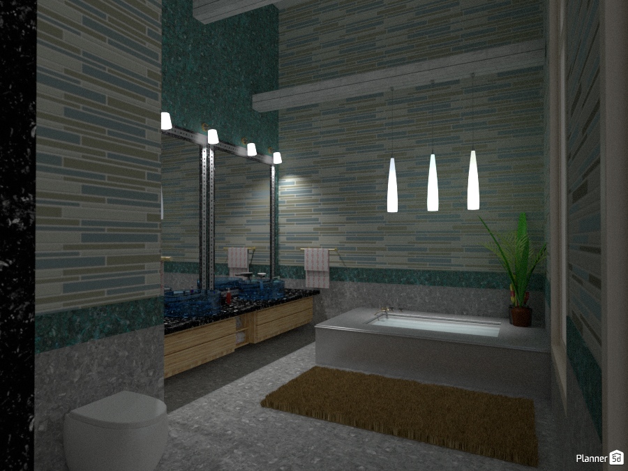 Apartment in amsterdam:Bathroom #1298244 by Micaela Maccaferri