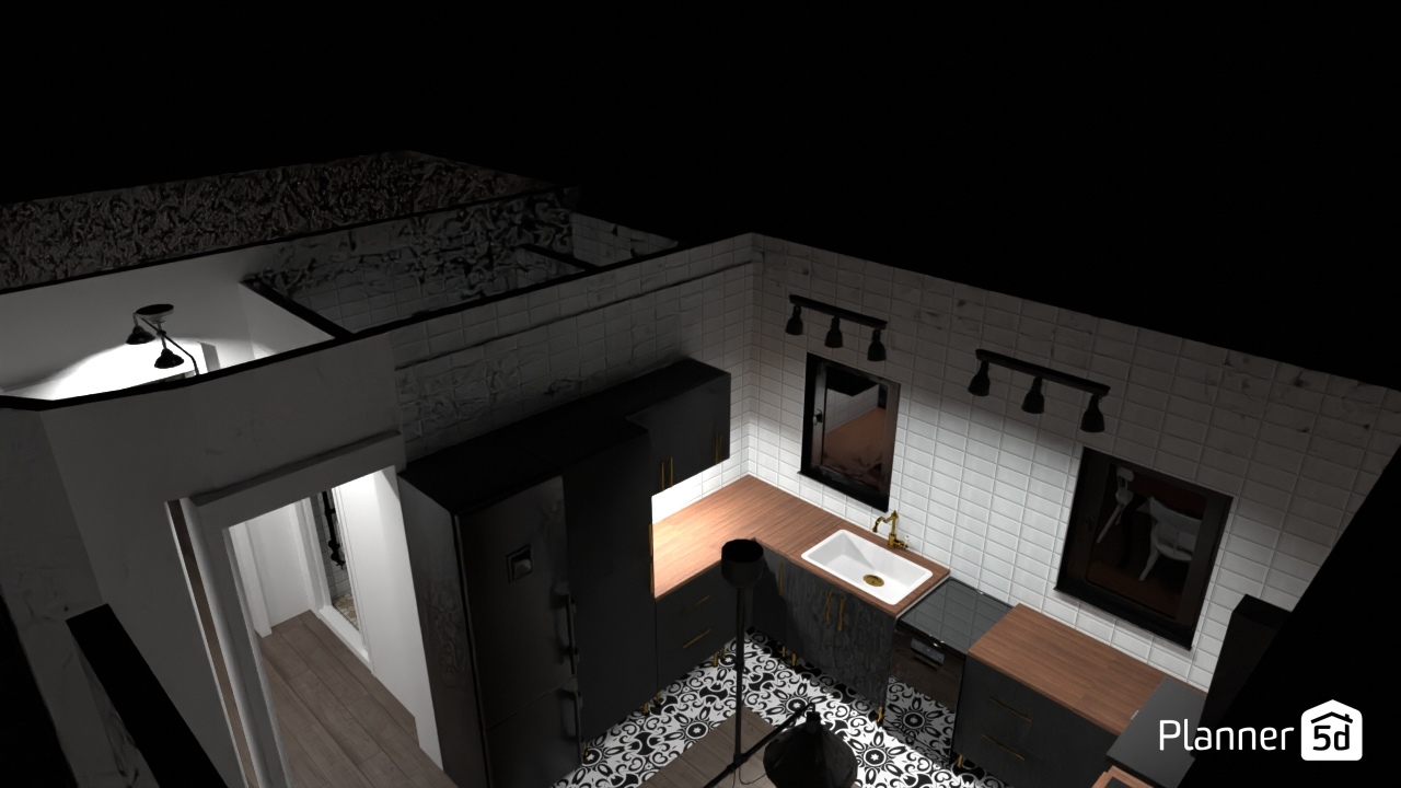 Kuhinja_stroji_črni_1 #32237508 by Kapibara