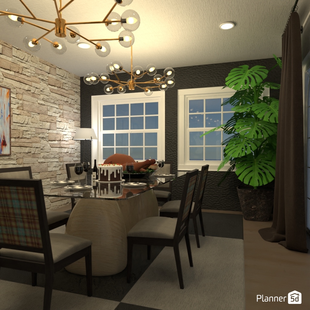 DB: Thanksgiving Day - room shell copy #23468607 by Editors Choice