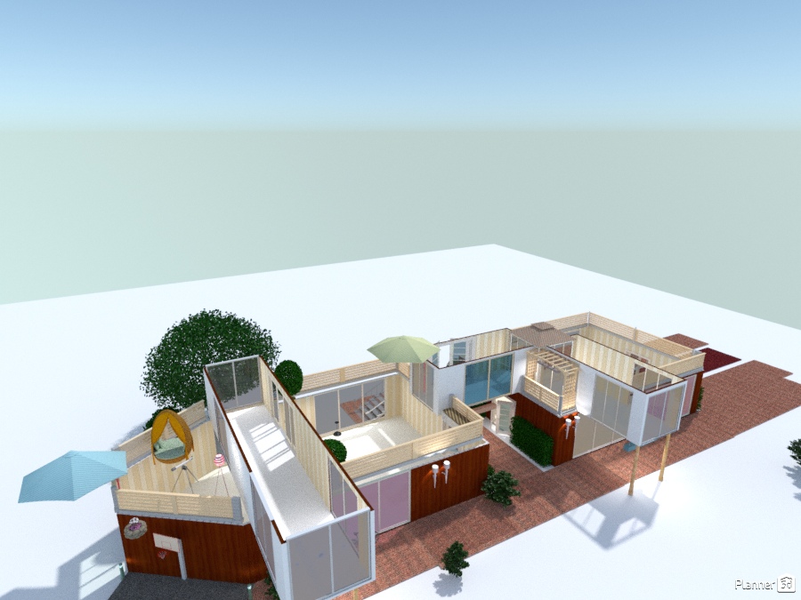 Конструкция сооружений на базе морских контейнеров #1356821 by Alex Kruchkova