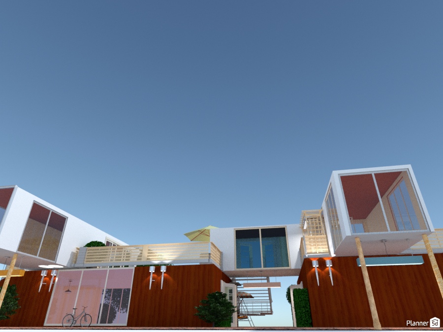 Конструкция сооружений на базе морских контейнеров #1356833 by Alex Kruchkova