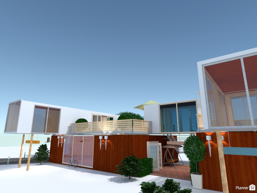 Конструкция сооружений на базе морских контейнеров #1356862 by Alex Kruchkova