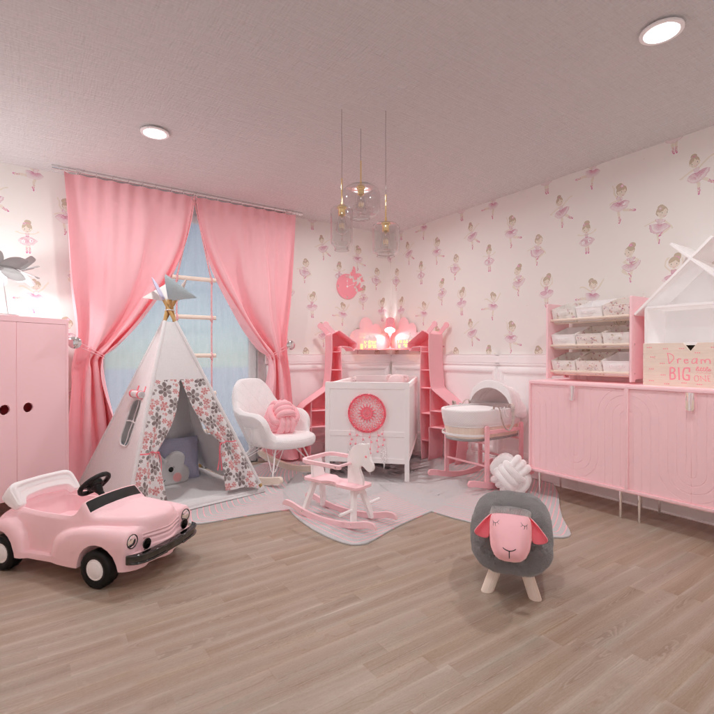 Pink Bedroom #11747832 by Editors Choice