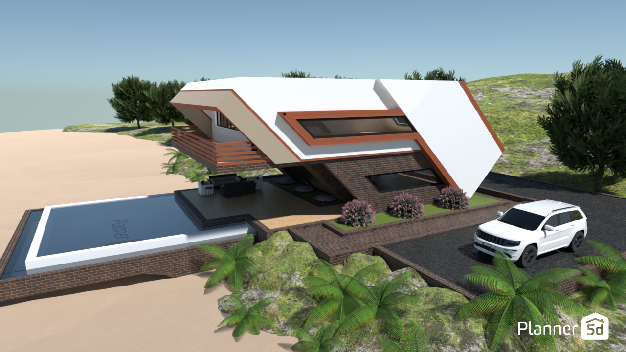 House on the sea #16858403 by megaloman.