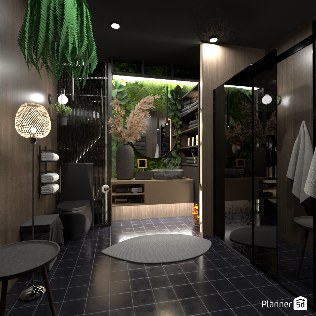 Dark Bathroom #3362904 by Editors Choice