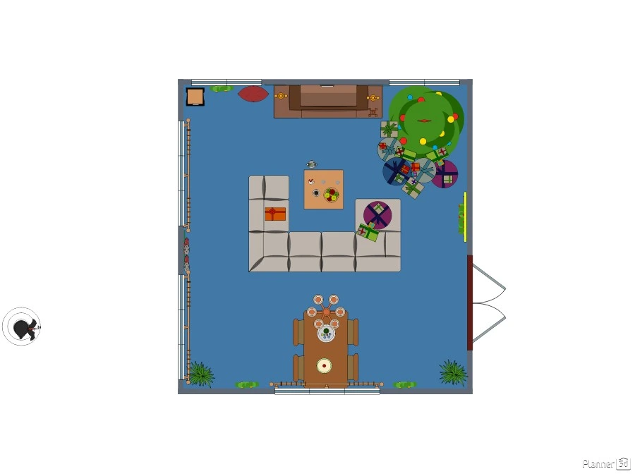 новогодняя гостинная #67603 by Надежда Романова