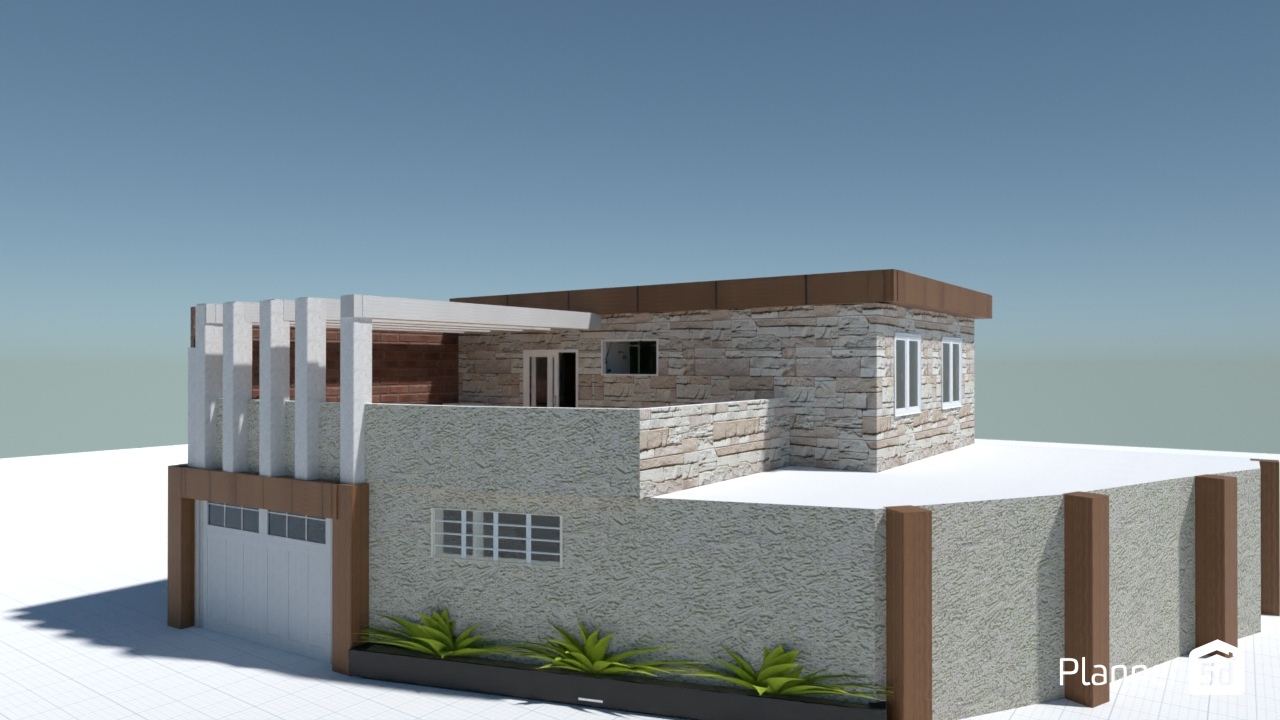 Cristiano 1493 com sacada e pergolado #23420063 by Alan Rocha