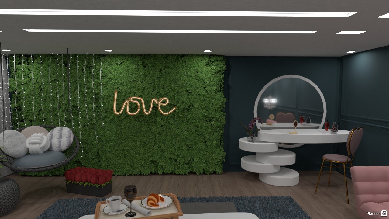 QUARTO ROMÂNTICO #4023609 by Wallmi