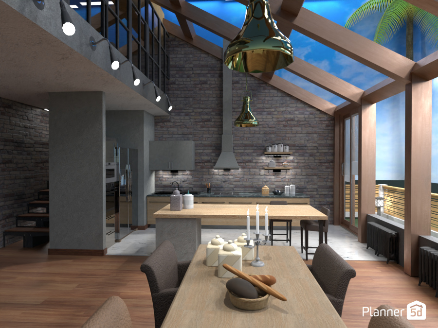 Sky-view loft #9370204 by Ely Bnd
