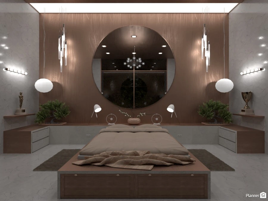 Luxurious bedroom. #3042212 by Løu.
