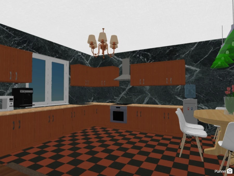 kitchen - Free Online Design | 3D Kitchen Floor Plans by Planner 5D