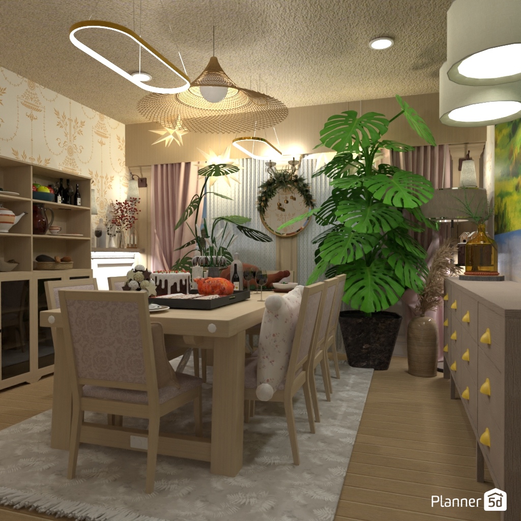 DB: Thanksgiving Day - room shell copy #23436039 by Editors Choice