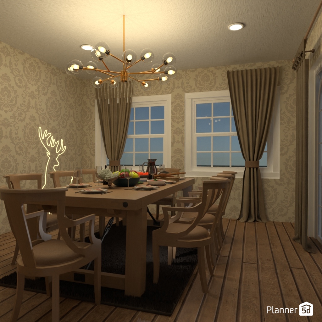 DB: Thanksgiving Day - room shell copy #23431331 by Editors Choice