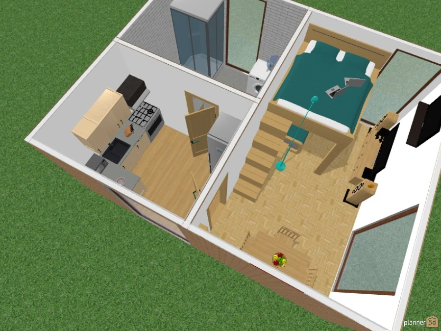 unique studio apartment #47760 by gareth adaway